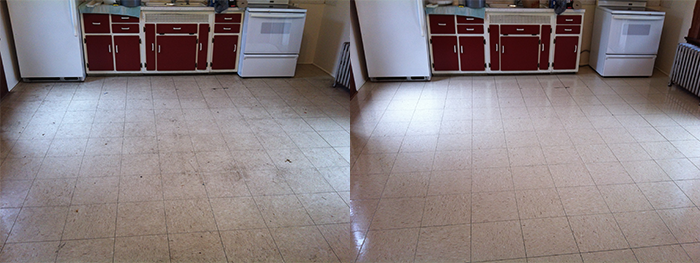 Residential Floor Cleaning Before & After in Hanover, York, Gettysburg, PA | ASJ