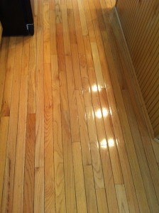 shining brilliant beautiful wood floors after cleaning